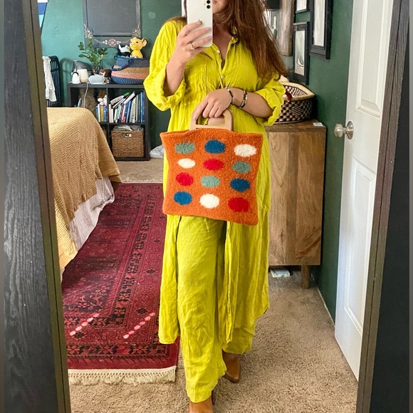 Wood Vintage Handbag - Picture 3 of 3